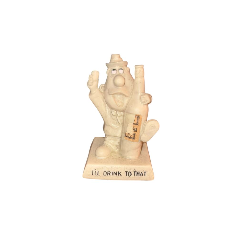 Russ Berrie  " I'll Drink To That "  Figurine